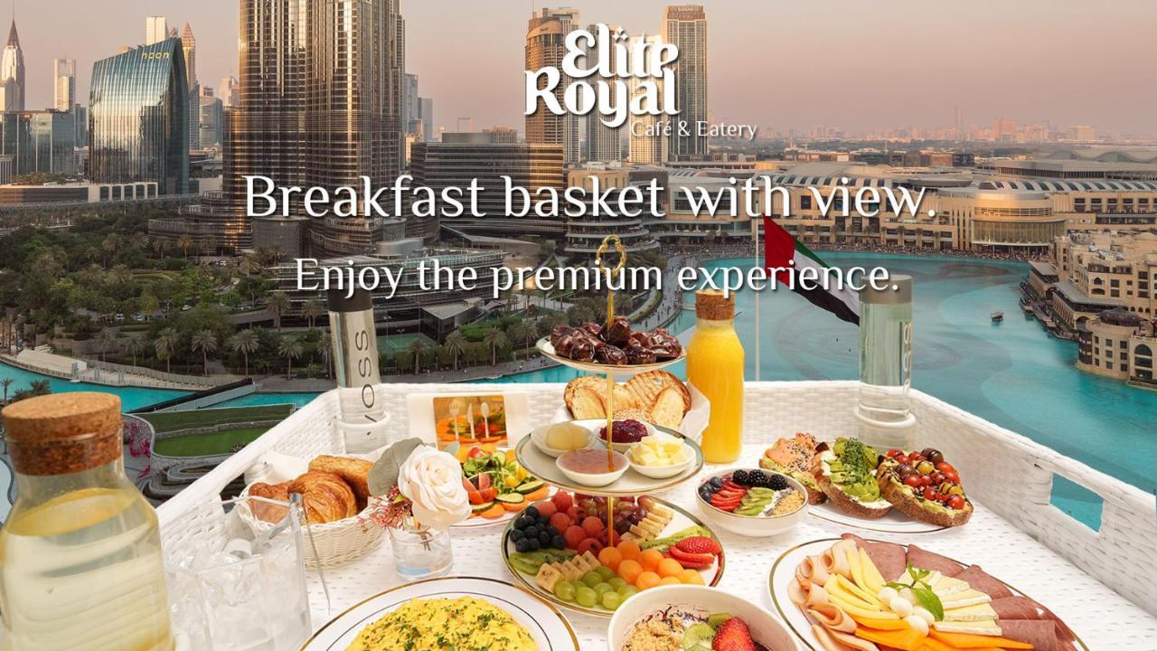Elite Royal Apartment - Full Burj Khalifa & Fountain View - Premier - 2 Bedrooms & 1 Open Bedroom Without Partition Dubai Exterior foto
