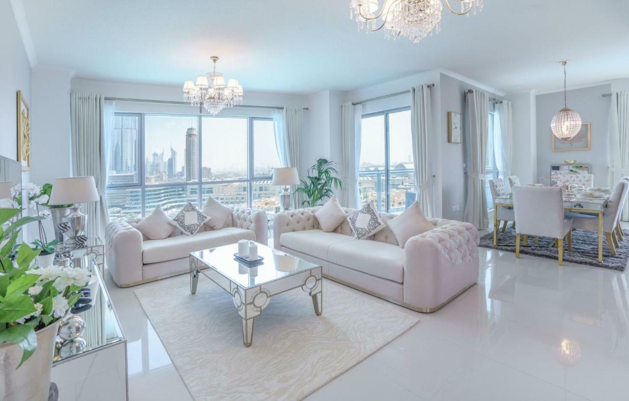 Elite Royal Apartment - Full Burj Khalifa & Fountain View - Premier - 2 Bedrooms & 1 Open Bedroom Without Partition Dubai Exterior foto